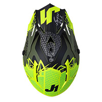 Casque Just-1 J38 Mask jaune noir vert mat - 5