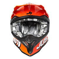 Just-1 J39 Kinetic Helmet Camo Orange Gloss - 3