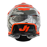 Just-1J39キネティックヘルメットカモオレンジグロス - 4