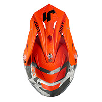 Just-1 J39 Kinetic Helmet Camo Orange Gloss - 5