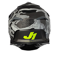 ジャスト-1 J39 キネティックヘルメット迷彩グレーイエロー - 4