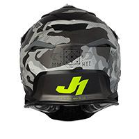 Casque Just-1 J39 Kinetic camo gris amarillo - 4