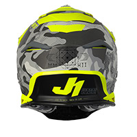 Casque Just-1 J39 Kinetic camo jaune lime mat - 4