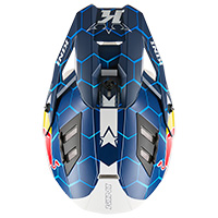 Kini Red Bull EXC 1.0 Helm blau weiß - 4