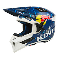 Casque Kini Red Bull Exc 1.0 Bleu Blanc