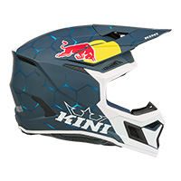 Kini Red Bull Mx3 Youth 1.0 Helmet Blue White Kid