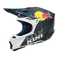 Casque Kini Red Bull Mxc2 2.0 Bleu Blanc