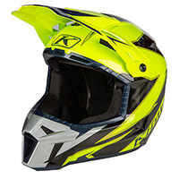 Klim F3 Carbon Helmet Lightning Hi Vis