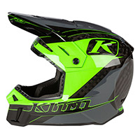 Klim F3 Carbon Draft Electrik Gecko Asphalt Helmet