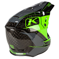 Klim F3 Carbon Draft Electrik Gecko Asphalt Helmet - 4