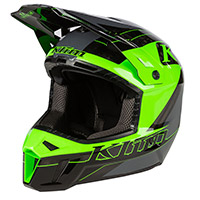 Klim F3 Carbon Draft Electrik Gecko Asphalt Helmet