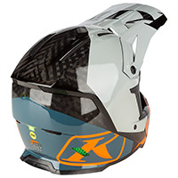 Klim F5 Koroyd Ascent Striking Petrol Helm - 4