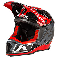 Klim F5 Shred High Risk Helmet Red