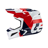 Casco Leatt 2.5 2023 blanco rojo azul