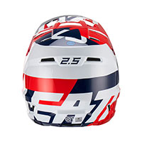 Casque Leatt 2.5 2023 blanc rouge bleu - 3