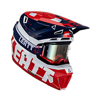 Casco Leatt 7.5 2023 blanco rojo azul