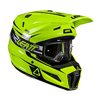 Leatt キット モト 3.5 V26 ヘルメット フルオ イエロー