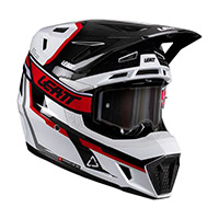 Casco Leatt Kit Moto 7.5 V26 Bianco Rosso