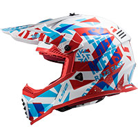 LS2 MX437 Fast Evo Alpha rot weiss - 2