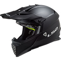 Ls2 Mx437 Fast Evo Solid Nero Opaco