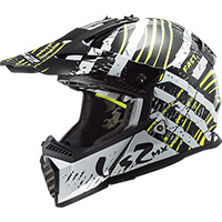 Ls2 Mx437 Fast Evo Verve Helmet Black White