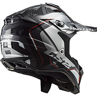 Ls2 MX700 Subverter Evo 2 アーチ型ヘルメット シルバー - 3
