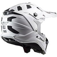 Ls2 Mx700 Subverter Evo 2 Solid Helmet White