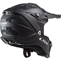 Ls2 Mx700 Subverter Evo 2 Solid Helm schwarz - 2