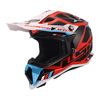 Casco Ls2 Mx700 Subverter Evo 2 Stomp blu rosso