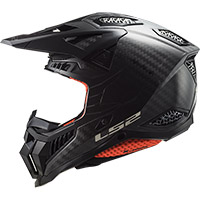 Casco Ls2 Mx703 X-force Carbon Solid Nero - img 2