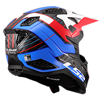 Ls2 Mx703 X-force Galuo Helmet Red Blue
