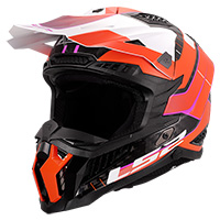 Ls2 Mx703 X-force Galuo Helmet Orange