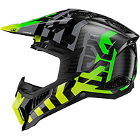 LS2 MX703 Xフォースバリアヘルメット イエローグリーン
