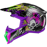 Ls2 Mx703 X-force Fireskull Helmet Violet
