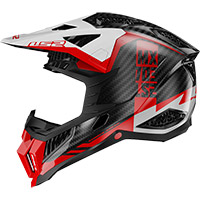 LS2 MX703 Xフォースビクトリーヘルメット レッドホワイト