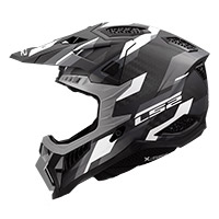 LS2 MX703 X-Force Phantom ヘルメット グレーマット