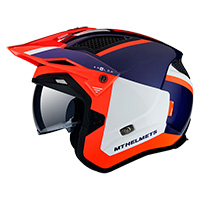 Mt Helmets District Sv S Analog D5 Helmet Blue Red - 2