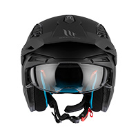 Casco Mt Helmets District Sv S Solid A1 Nero Opaco - img 2