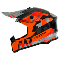 Casco MT Helmets Falcon Arya A3 naranja - 2
