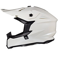 Mt Helmets Falcon Solid A0 White