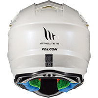 Mt Helmets Falcon Solid A0 White - 3