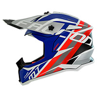 Casque Mt Helmets Falcon Thr A7 Rouge Bleu Brillant