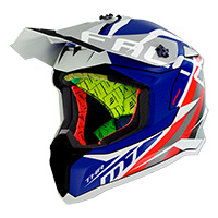 Mt Helmets Falcon Thr A7 Helmet Red Blue Gloss