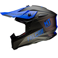 Casque Mt Helmets Falcon System D7 Bleu