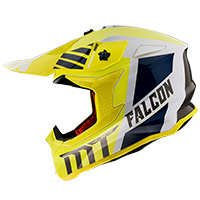 Mt Helmets Falcon Warrior A3 Helmet Yellow - 2