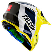 Casque Mt Helmets Falcon Warrior A3 jaune - 3