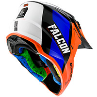 Mt Helmets Falcon Warrior C3 Helmet Orange - 3