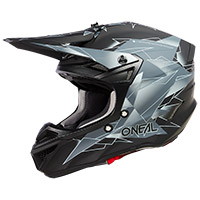 O ニール 5 SRS ポリアクリライト サージ V.23 ヘルメット ブラック グレー