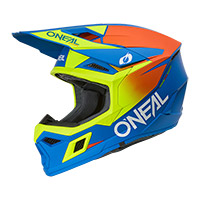 Casco O Neal 3 Srs 2206 Solid Blu Neon