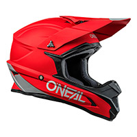 Casco O Neal 1 Srs 2206 Solid Rosso - img 2